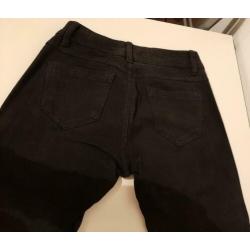 Zwarte lage skinny jeans (Maat 34 XS)