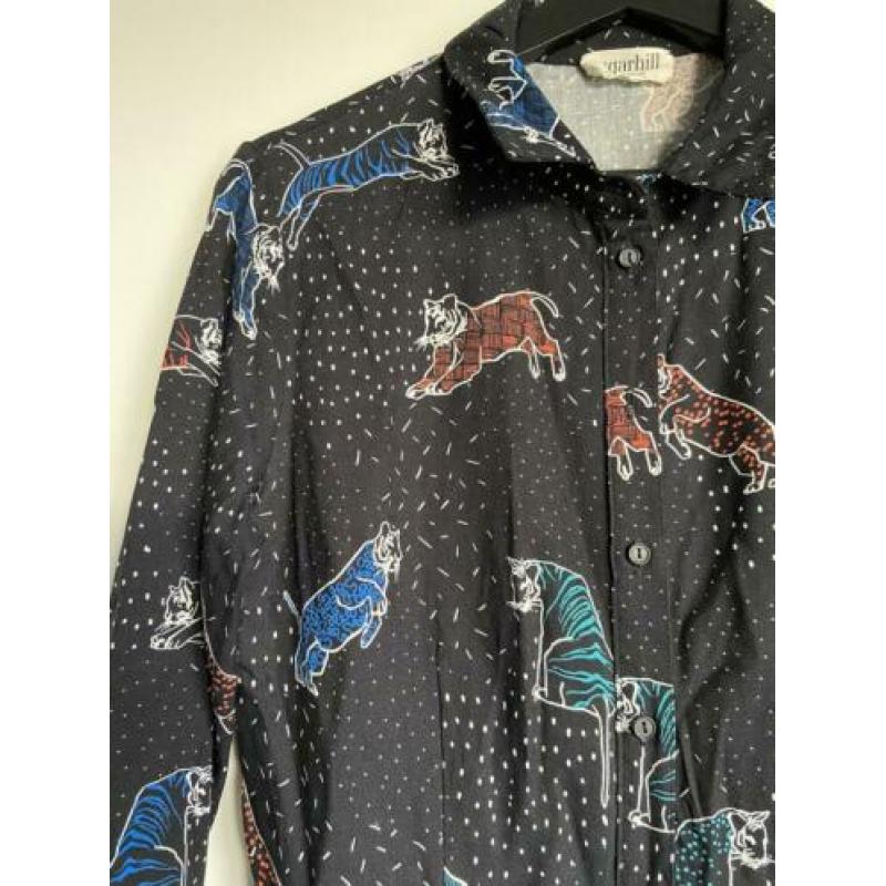 Sugarhil midi dress tijgerprint maat M zgan
