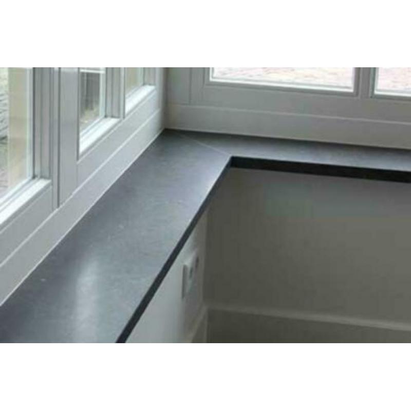 vensterbank Chinese hardsteen 220x25x2 cm gezoet / facet