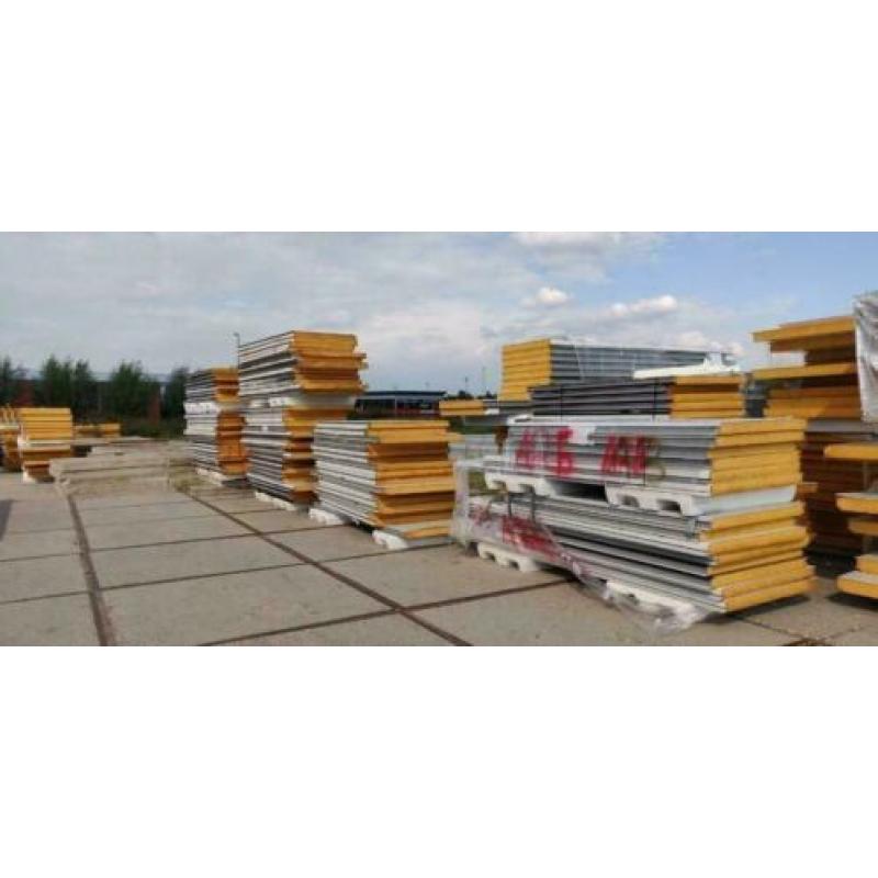 Opruimactie! Sandwichpanelen (wandpanelen) vanaf €6 per m²