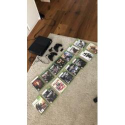 Xbox one met controllers en spellen (compleet)