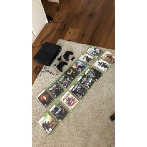 Xbox one met controllers en spellen (compleet)