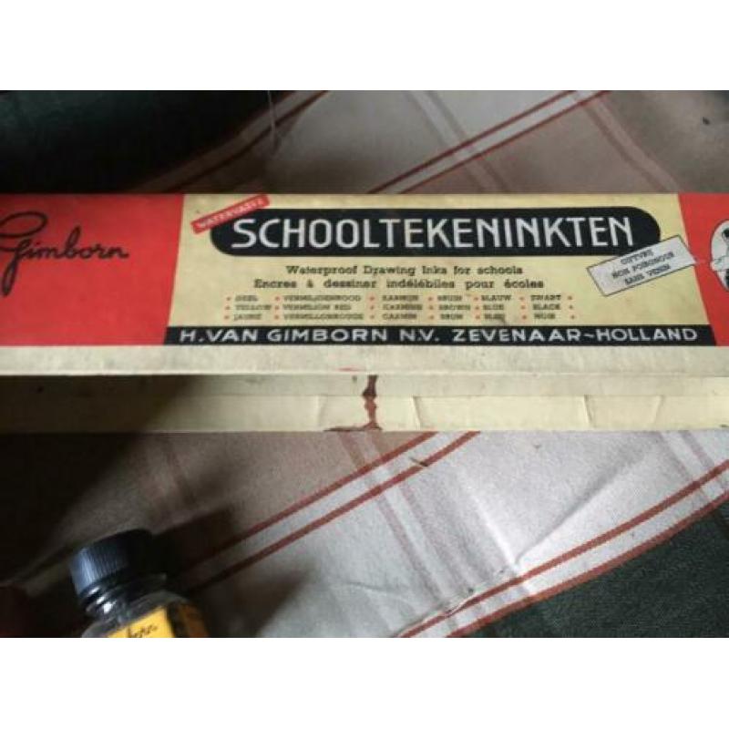 Inkt en ecoline potjes????