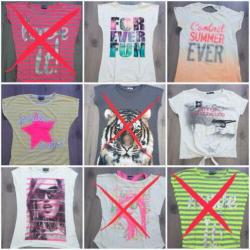 Heel veel meisjes shirts maat 158-164