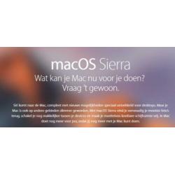 Installeer MacOS Sierra 10.12.6 via DVD zonder USB OSX OS X