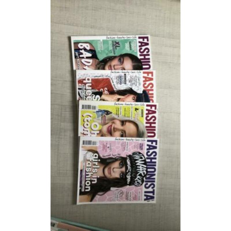 Fashionista tijdschrift 4x 2016/2017