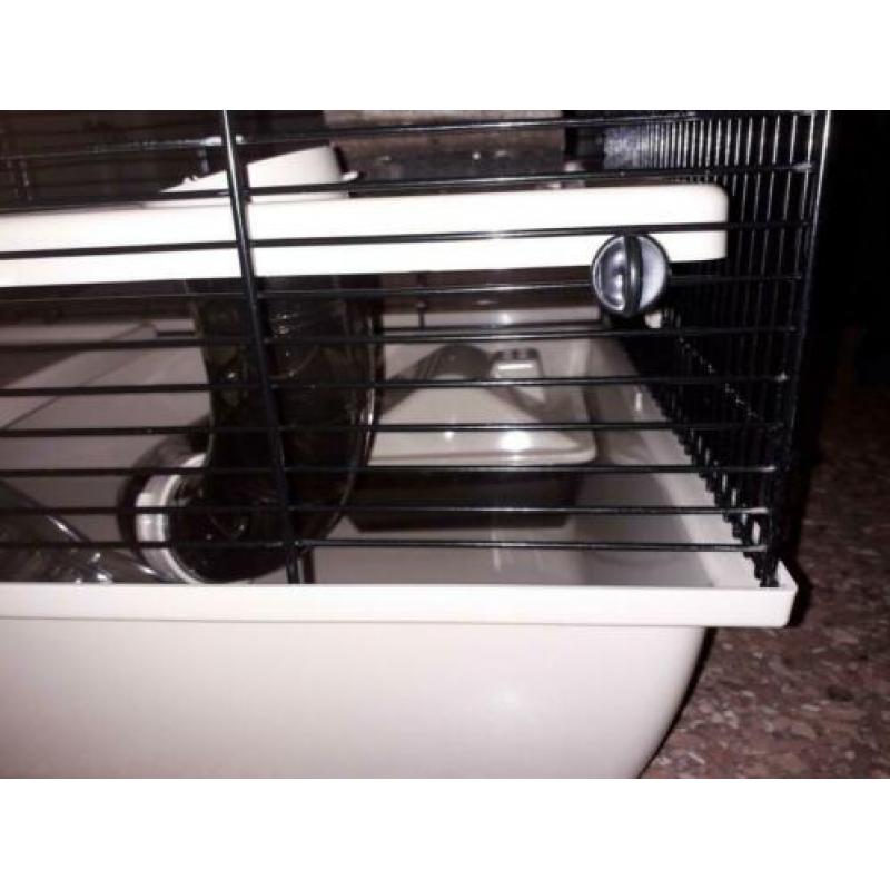 Hamsterkooi met veel assecoires