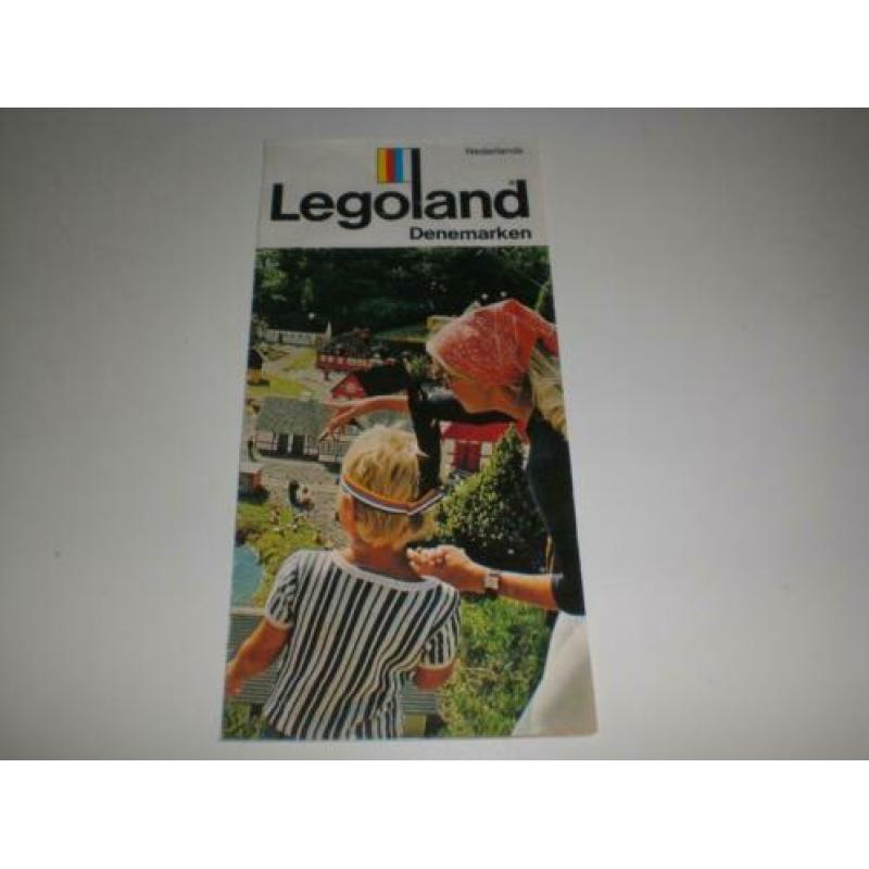 Oude reclamefolder Legoland in Denemarken jaren 70