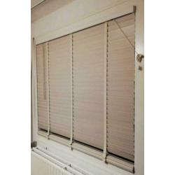 Luxaflex hout crème wit 140 x 180 cm