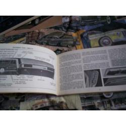 Cadillac 1969 Owner's Manual handleiding instructieboekje