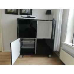 Hooglans zwart kasten + tv kast