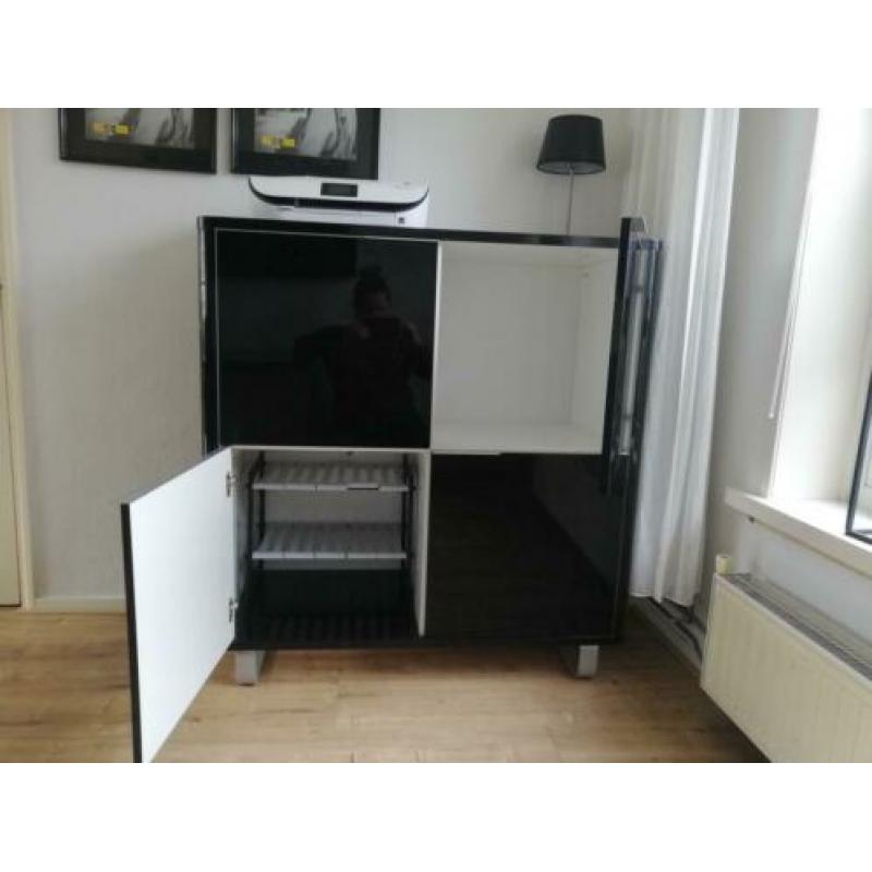 Hooglans zwart kasten + tv kast