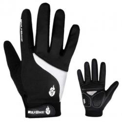 Fietshandschoenen MTB maat M L fiets handschoenen zwart
