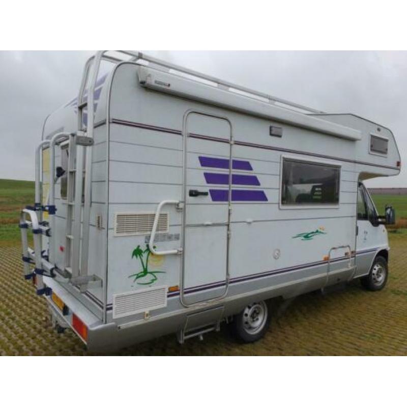 nette fiat 2.5 d ,hymer alkoof ,1995,airco,5 persoons