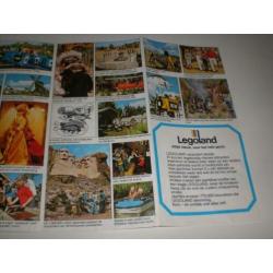 Oude reclamefolder Legoland in Denemarken jaren 70