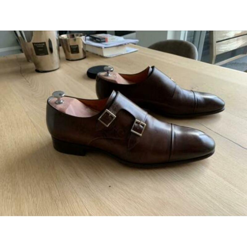 Santoni Cognac herenschoenen mt44