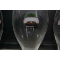 Grolsch vier Amber glazen