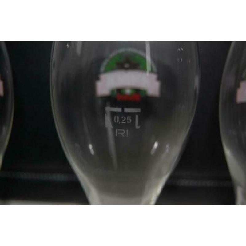 Grolsch vier Amber glazen