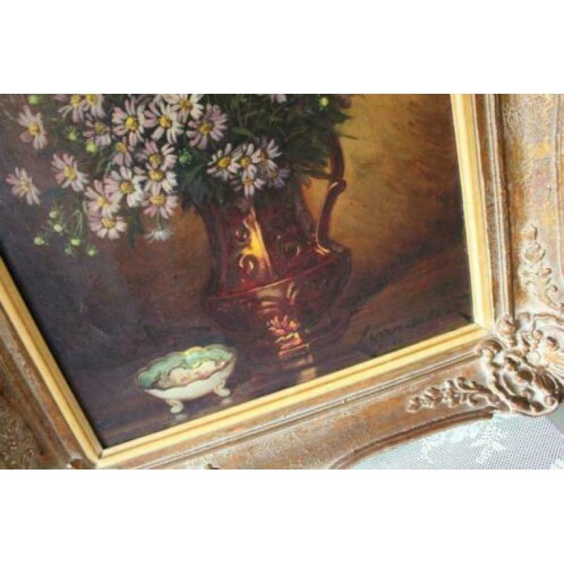 Olieverf Geschilderd Stilleven/Schilderij/Louis van den Leur