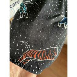 Sugarhil midi dress tijgerprint maat M zgan