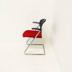 Drabert Vergaderstoelen, Slede-stoelen, Rood, Stoelen