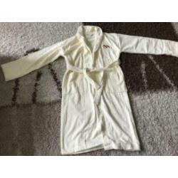 Badjas creme maat m/l.120 Cm lang, 58 cm oksel tot oksel, 60