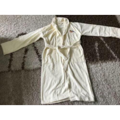 Badjas creme maat m/l.120 Cm lang, 58 cm oksel tot oksel, 60