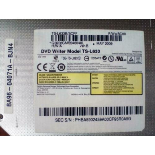 Te koop;DWD Writer Toshiba,Samsung Model TS-L633 voor Laptop