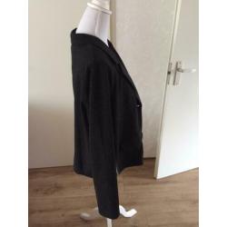 432. Yesta Blazer Zwart/Zilver nieuw maat 48