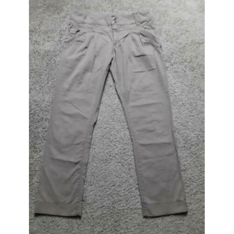Bruin/beige only chino broek maat W38L32