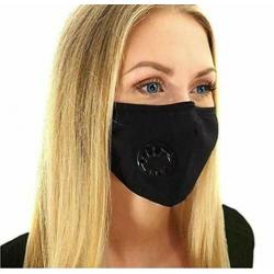 Mondmasker met filter en ventiel