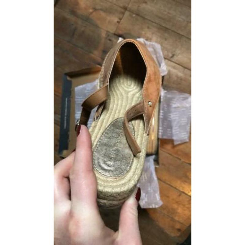 Tommy Hilfiger espadrilles 40 bruin suède half open