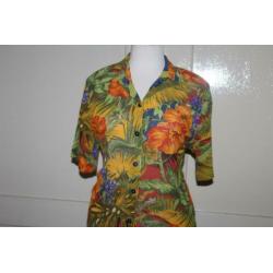 Flases/Invent 2 vlotte vintage blouses mt 40 KOOPJE