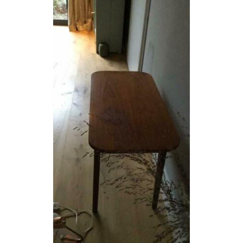 Bijzet teak tafel tafeltje retro