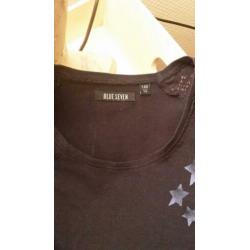 Donkerblauwe jurk Blue Seven 140