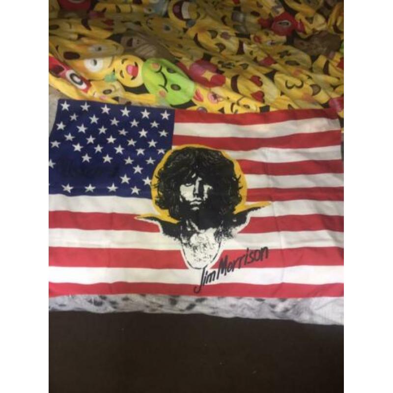 the Doors boek en vlag