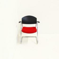 Drabert Vergaderstoelen, Slede-stoelen, Rood, Stoelen