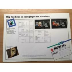 Autofolder/Brochure Suzuki Swift 5 deurs