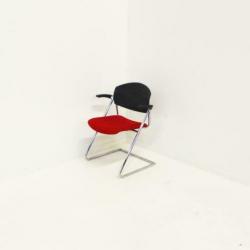 Drabert Vergaderstoelen, Slede-stoelen, Rood, Stoelen
