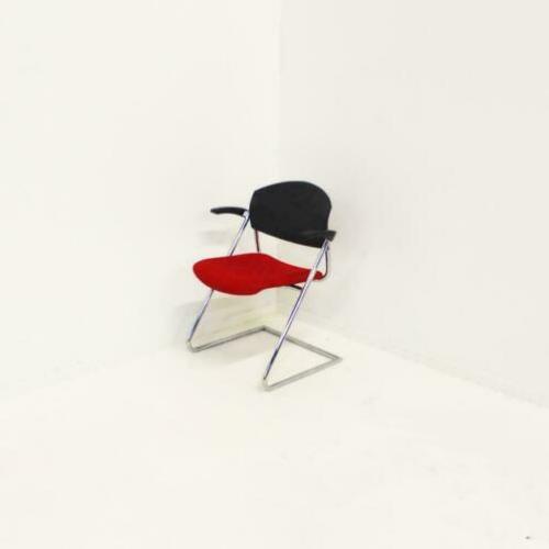 Drabert Vergaderstoelen, Slede-stoelen, Rood, Stoelen