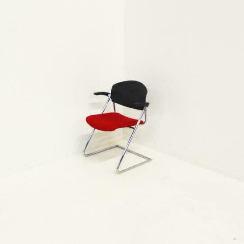 Drabert Vergaderstoelen, Slede-stoelen, Rood, Stoelen