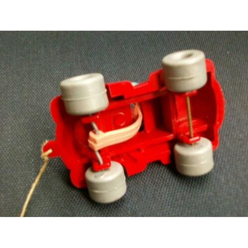 Plastic auto met bewegende bestuurder made in w. Germany fle