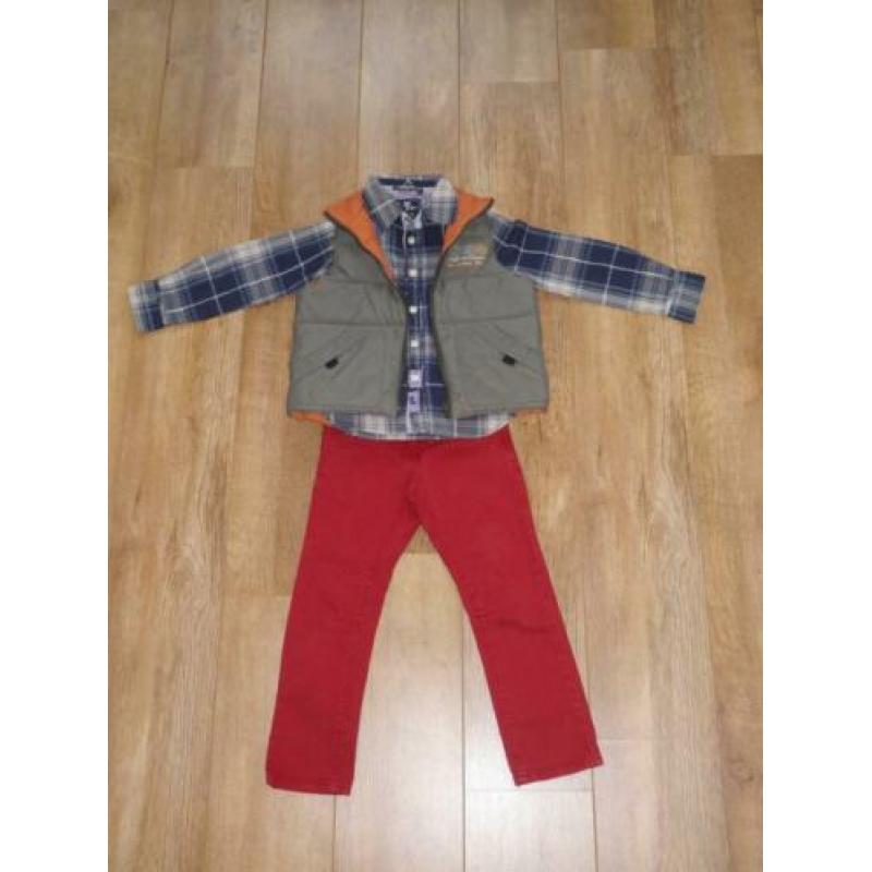 leuk pakketje jongens kleding draagmaat 104-110