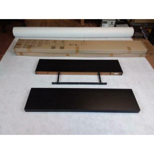 Ikea lack wandplanken kleur zwart