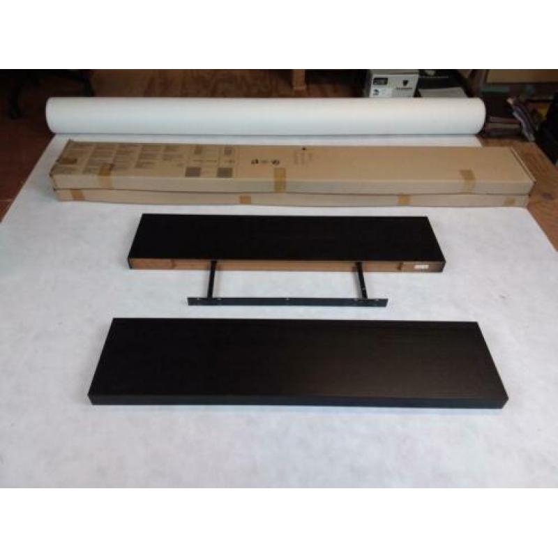 Ikea lack wandplanken kleur zwart
