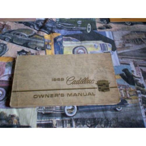 Cadillac 1969 Owner's Manual handleiding instructieboekje