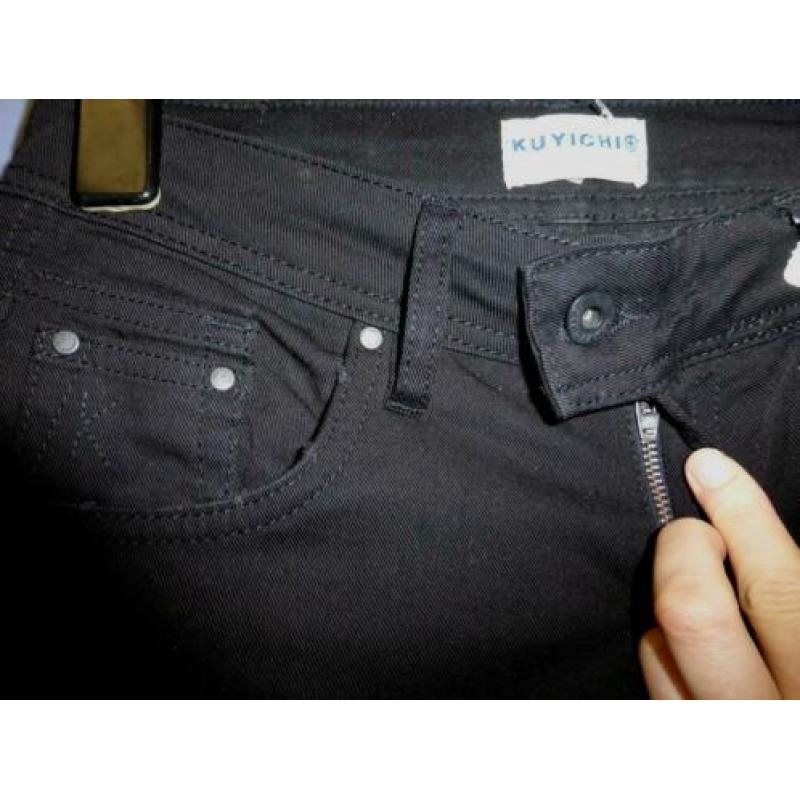 Kuyichi zwarte jeans nieuw? model Linda mt 27 XS - S 25282
