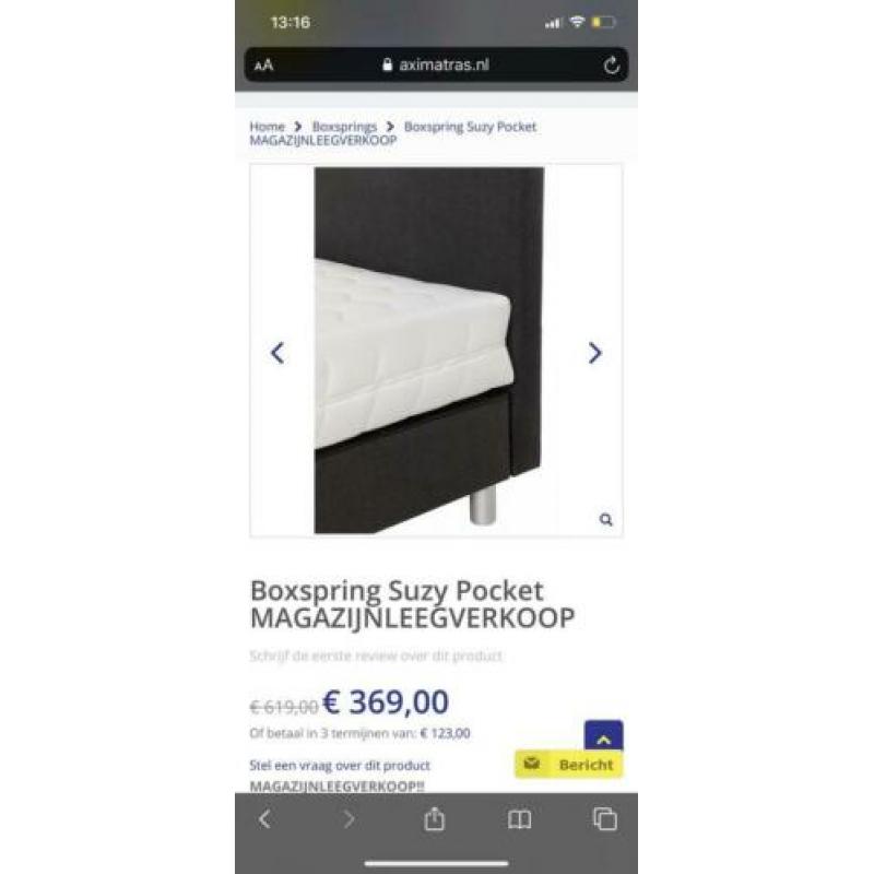 BOXSPRING 140x200
