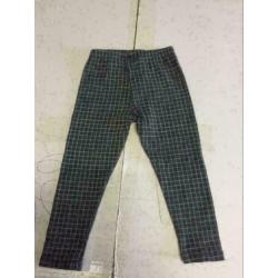 Zara check legging, maat: 98
