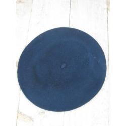 Zwarte dames baret met studs van Fiebig Maat L = 58